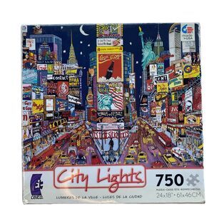 NEW CEACO City Lights 750 Pieces Jigsaw Puzzle Sealed